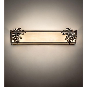 Oak Leaf & Acorn - 4 Light Bath Vanity-5.5 Inches Tall and 24.5 Inches Wide - 1360644