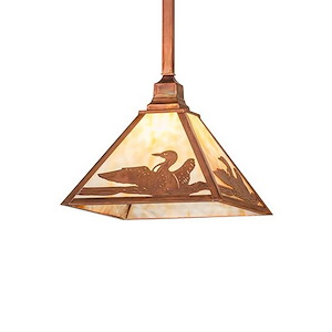 Loon - 1 Light Pendant-69 Inches Tall and 17 Inches Wide - 1360741