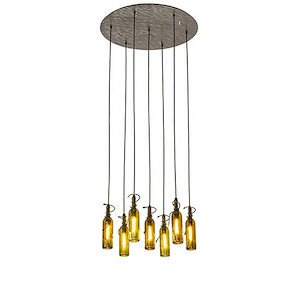 Tuscan Vineyard - 7 Light Pendant-14 Inches Tall and 30 Inches Wide - 1360777
