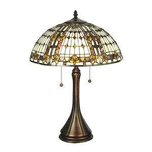 Fleur-De-Lis - 22.5 Inch 2 Light Table Lamp - 826127