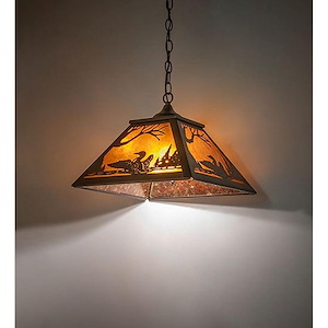 Loon - 2 Light Pendant-16 Inches Tall and 22 Inches Wide - 1361025