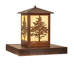 Tamarack - 1 Light Outdoor Pier Mount-25 Inches Tall and 38 Inches Wide - 1361072