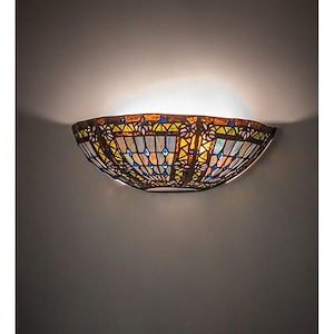 Fleur-de-lis - 2 Light Wall Sconce-5 Inches Tall and 15 Inches Wide - 1361141