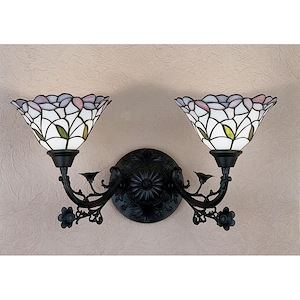 Daffodil Bell - 22 Inch 2 Light Wall Sconce