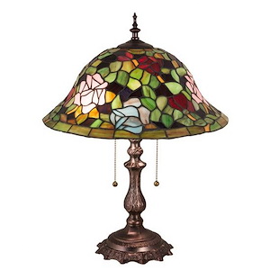 Tiffany Rosebush - 20 Inch 2 Light Table Lamp - 151709