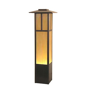 T Mission - 1 Light Bollard-26 Inches Tall and 11 Inches Wide - 1361494