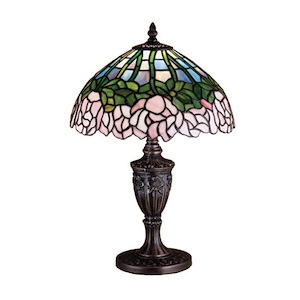 Tiffany Cabbage Rose - 1 Light Accent Lamp - 75333