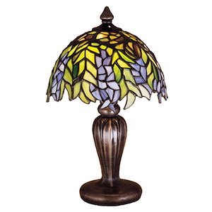 Tiffany Honey Locust - 1 Light Mini Lamp - 75352