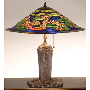 Tiffany Pond Lily - 3 Light Table Lamp