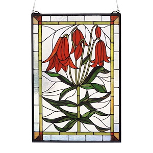 Trumpet Lily - 16 X 24 Inch Stained Glass Window