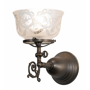 Auburn - One Light Gas Reproduction Wall Sconce