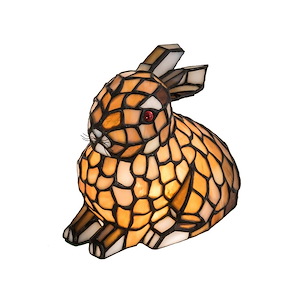 Tiffany Rabbit - 1 Light Honey Accent Lamp