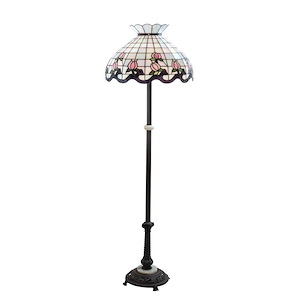 62 Inch High Roseborder Floor Lamp - 927729