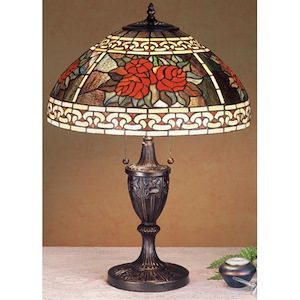 Roses & Scrolls - 2 Light Table Lamp - 75463