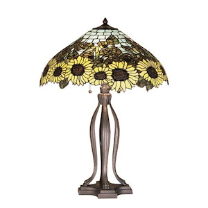Wild Sunflower - 3 Light Table Lamp - 75495