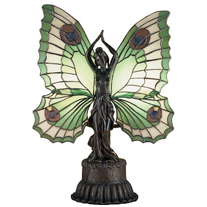 Butterfly Lady - 16.5 Inch 2 Light Accent Lamp - 75525