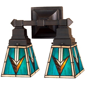 Valencia Mission - 2 Light Wall Sconce - 830663