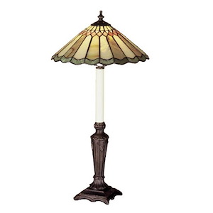 Carousel - 1 Light Jadestone Buffet Lamp - 75560