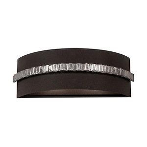 Golden Forge - 2 Light Wall Sconce-6.5 Inches Tall and 20 Inches Wide - 1361861