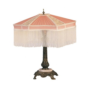 Fabric &amp; Fringe - 1 Light Persian Table Lamp