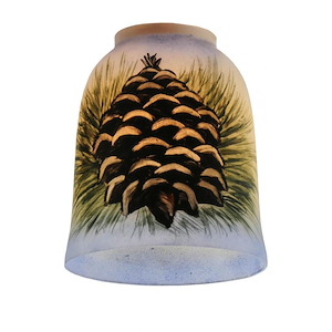 Pinecone - 5 Inch Hand Painted Shade - 927961