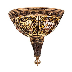 Fleur-De-Lis - 12 Inch 2 Light Wall Sconce - 75649