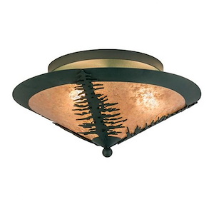Tamarack - 3 Light Flush Mount-9 Inches Tall and 18 Inches Wide - 1362035