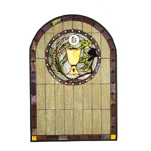 Sacrament - 22 X 32 Inch Stained Glass Window