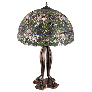 Trillium & Violet - 30 Inch 3 Light Table Lamp - 75690
