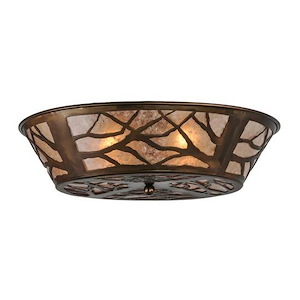 Branches - 4 Light Flush Mount-7 Inches Tall and 22.5 Inches Wide - 1362183