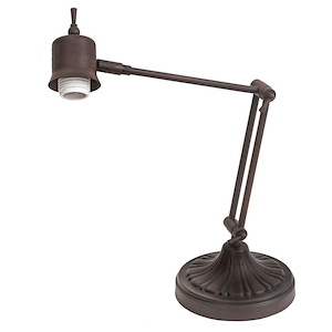1 Light Swing Arm Table Lamp Base