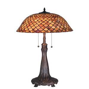 Fishscale - 2 Light Table Lamp