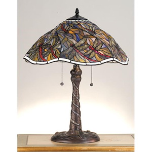 Spiral Dragonfly - 2 Light Table Lamp - 76152