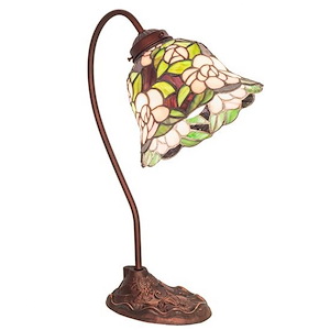 Begonia - 1 Light Desk Lamp-18 Inches Tall and 8 Inches Wide - 1098065