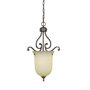 Courtney Lakes - 1 Light Pendant-26 Inches Tall and 16 Inches Wide - 1149140