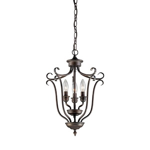 Fulton - 3 Light Pendant-20 Inches Tall and 13 Inches Wide - 1219387