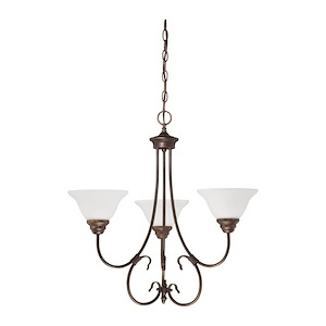 Fulton - 3 Light Chandelier-24.5 Inches Tall and 25 Inches Wide