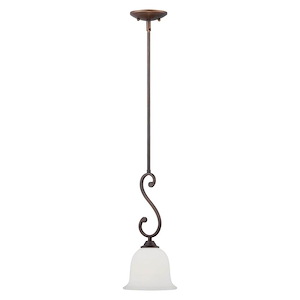 Courtney Lakes - 1 Light Mini-Pendant-52 Inches Tall and 7 Inches Wide - 1219540