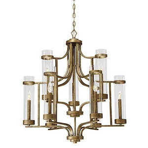Milan - 9 Light Chandelier-33 Inches Tall and 30 Inches Wide - 708118