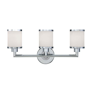 3 Light Bath Vanity-10.5 Inches Tall and 23 Inches Wide