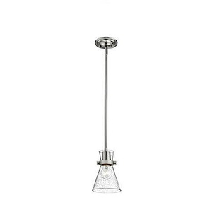 Layton - 1 Light Pendant-9 Inches Tall and 5.5 Inches Wide