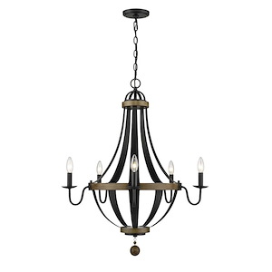 Ellijay - 5 Light Chandelier-33.5 Inches Tall and 28 Inches Wide - 1093352