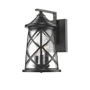 Gordon - 3 Light Outdoor Wall Mount-13 Inches Tall and 9 Inches Wide