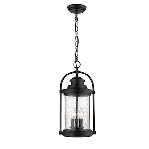 Livingston - 3 Light Outdoor Hanging Lantern-18 Inches Tall and 8.88 Inches Wide - 708239