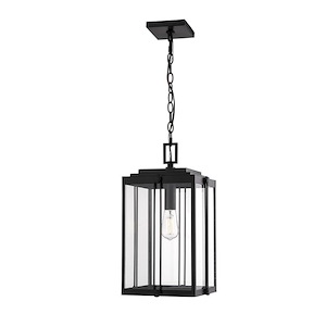 Oakland - 1 Light Outdoor Hanging Lantern-17.5 Inches Tall and 10.5 Inches Wide
