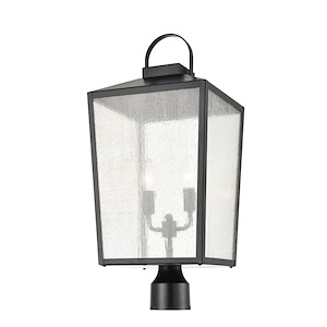 Devens - 2 Light Outdoor Post Lantern-24 Inches Tall and 10 Inches Wide