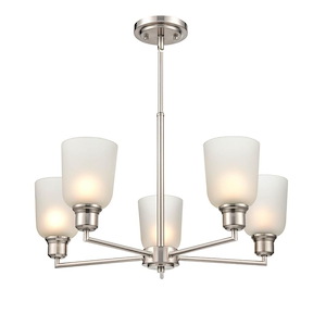 Amberle - 5 Light Chandelier-53.25 Inches Tall and 24 Inches Wide - 1219430
