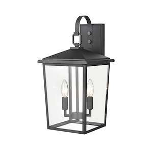 Fetterton - 2 Light Outdoor Hanging Lantern-18 Inches Tall and 9 Inches Wide