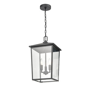 Fetterton - 3 Light Outdoor Hanging Lantern-19.75 Inches Tall and 11 Inches Wide - 1062296