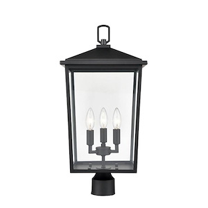 Fetterton - 3 Light Outdoor Post Lantern-22.75 Inches Tall and 11 Inches Wide - 1219432